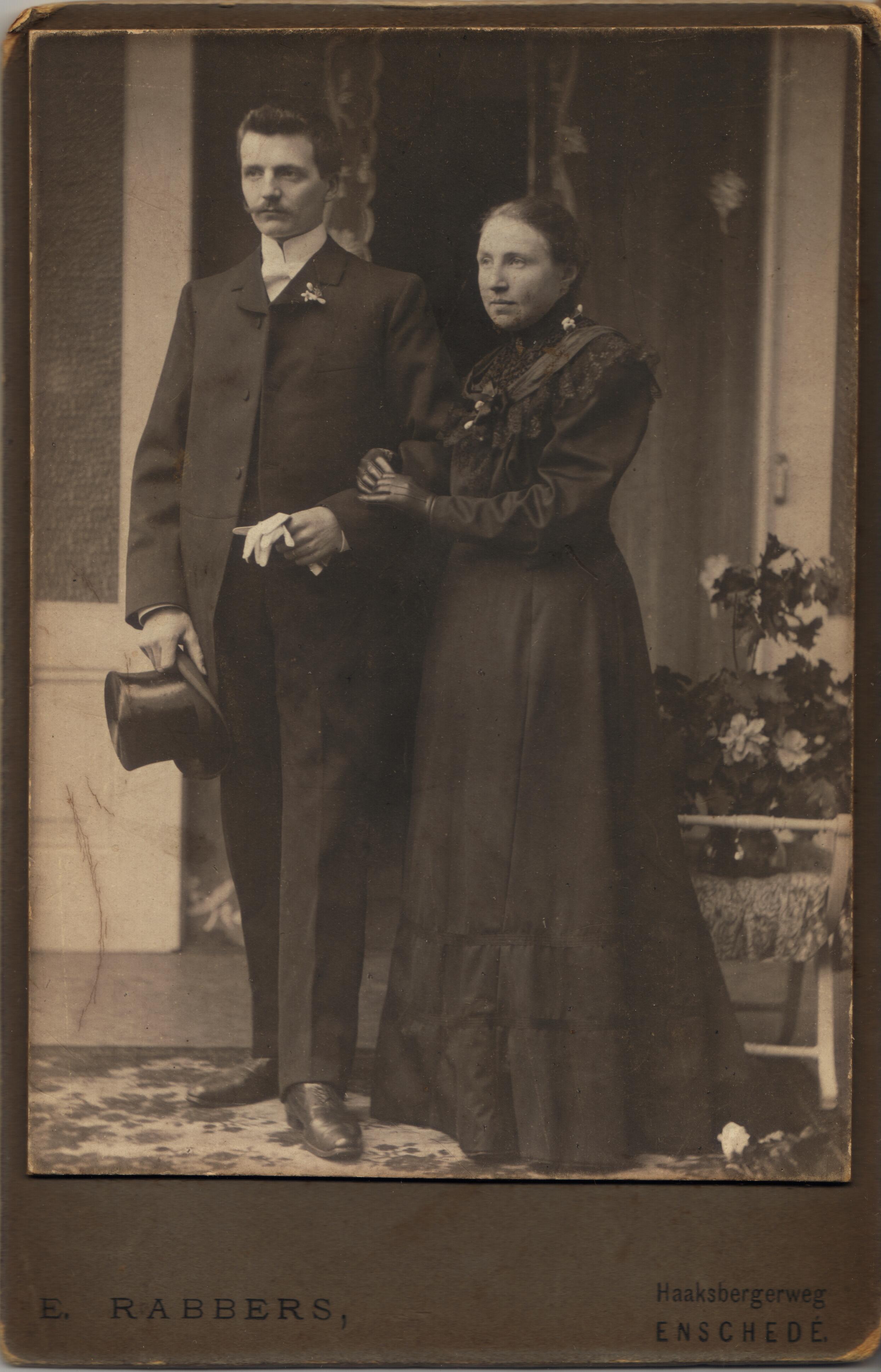 Oma en Opa Kreeftenberg (Enschede) trouwfoto